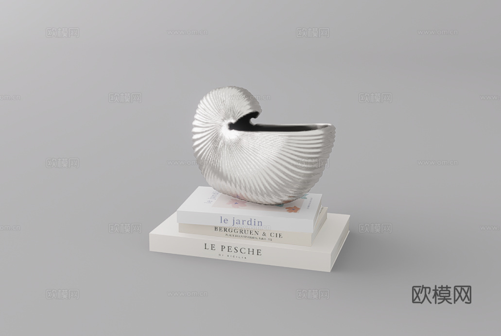 摆件组合su模型