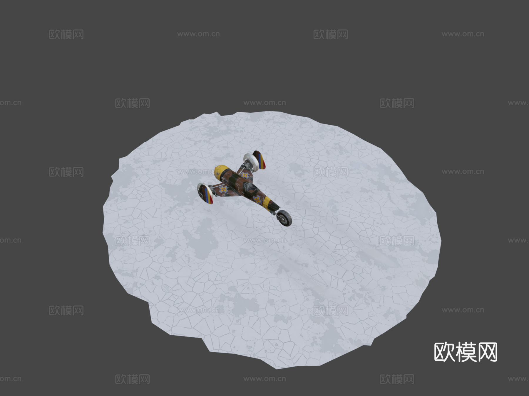 IAR80普拉内罗德罗马尼亚空军版3d模型下载（渲染图5）