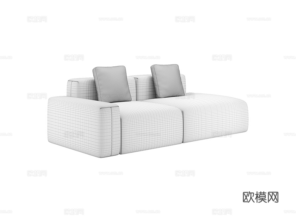 MEBELFORM 双人沙发3d模型下载（渲染图5）