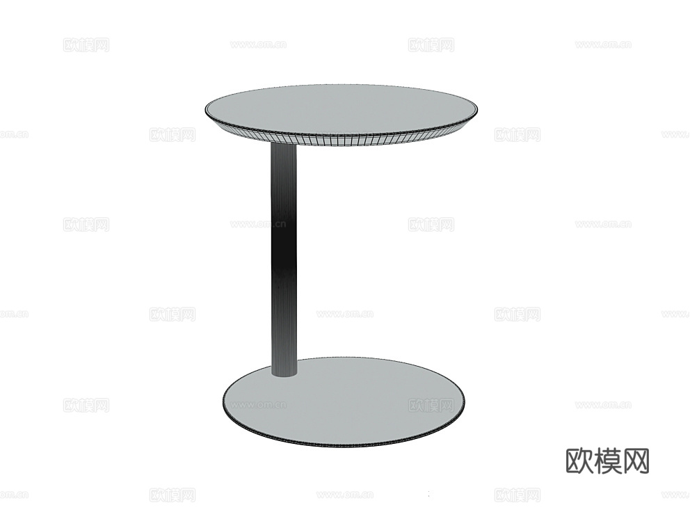 Fratelli 轻奢边几3d模型下载（渲染图2）