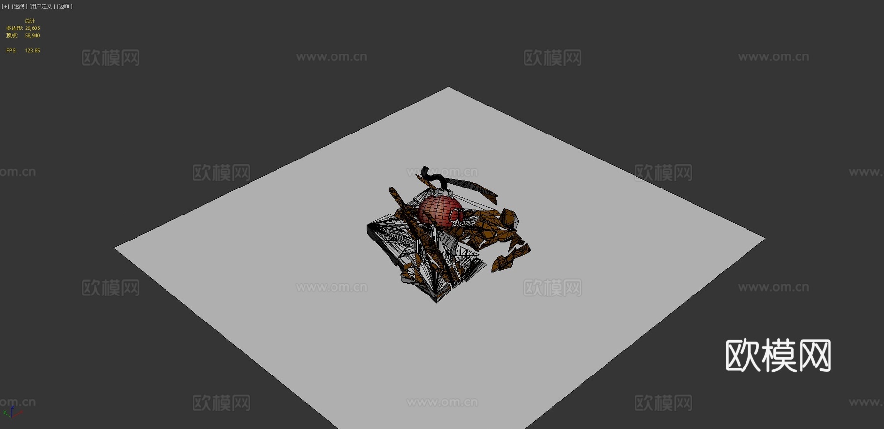 吉格斯炸弹3d模型下载（渲染图4）