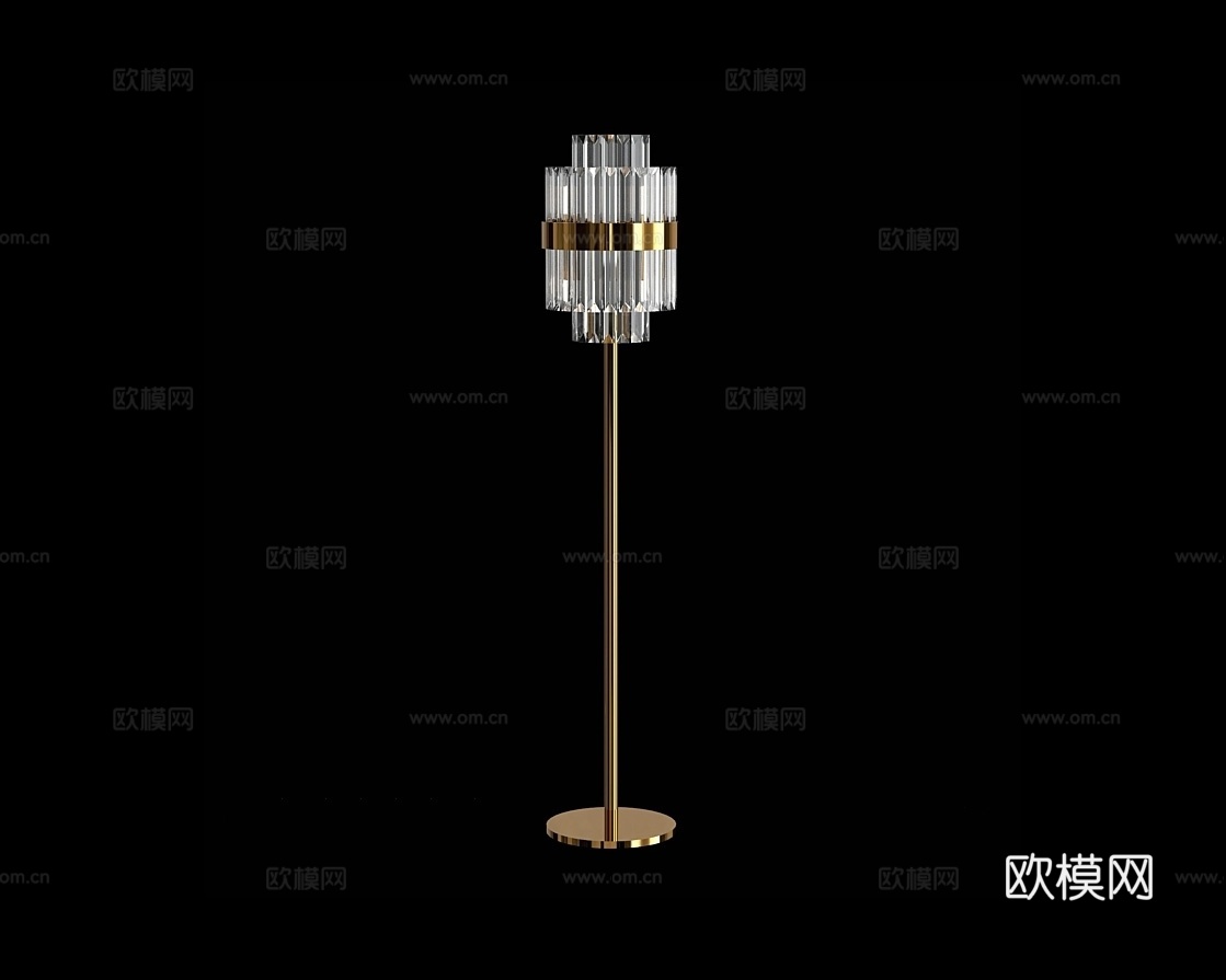 Cloyd 落地灯3d模型下载（渲染图1）