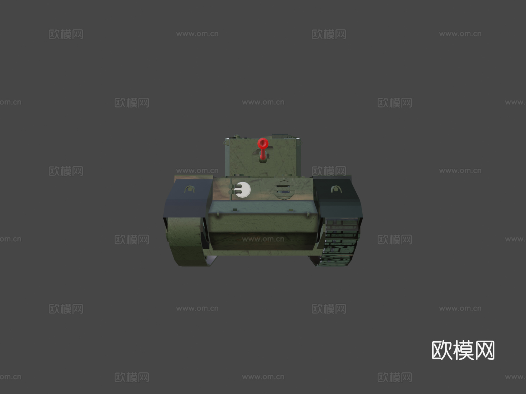A33卓越者坦克3d模型下载（渲染图5）
