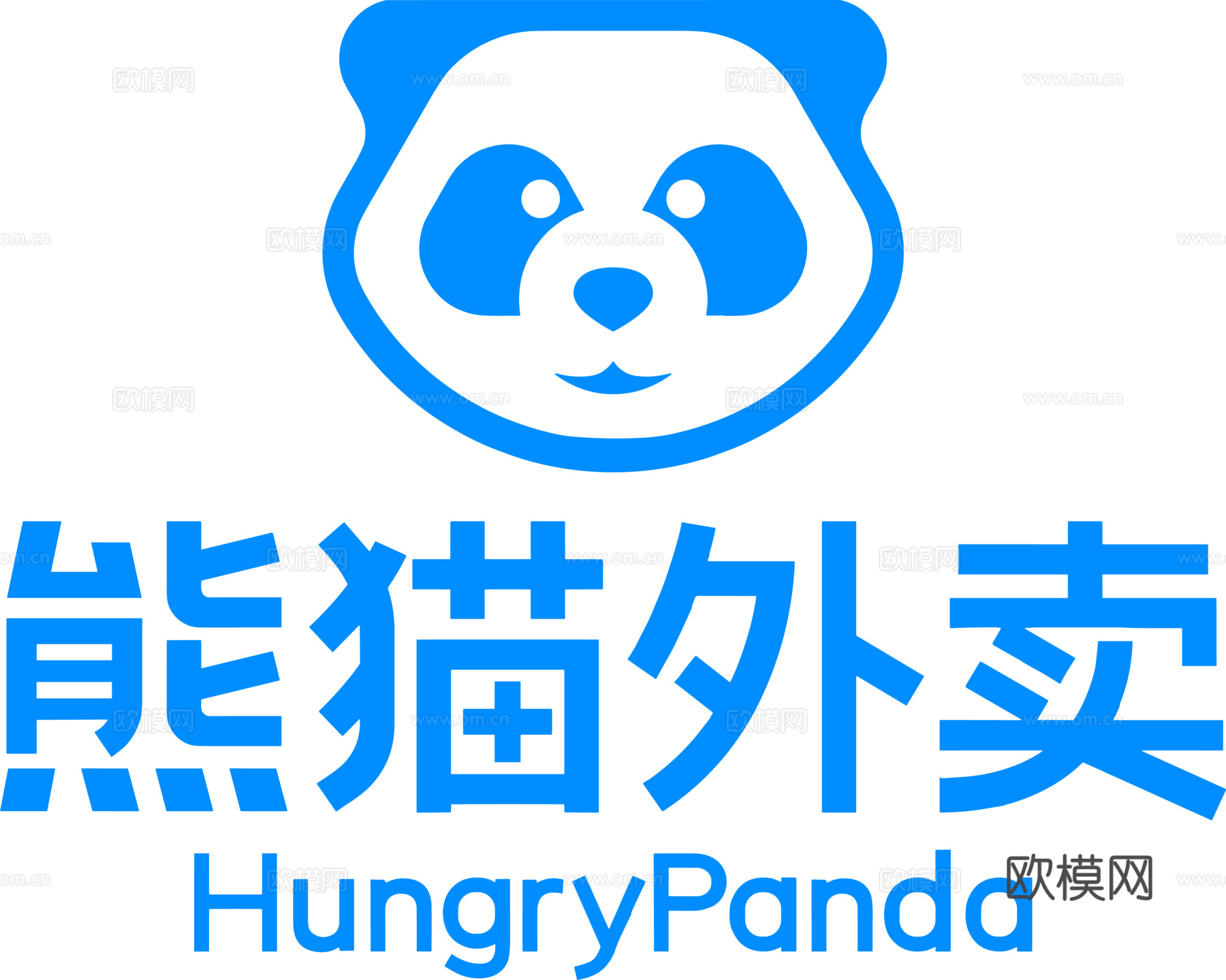 熊猫外卖，电商平台logo