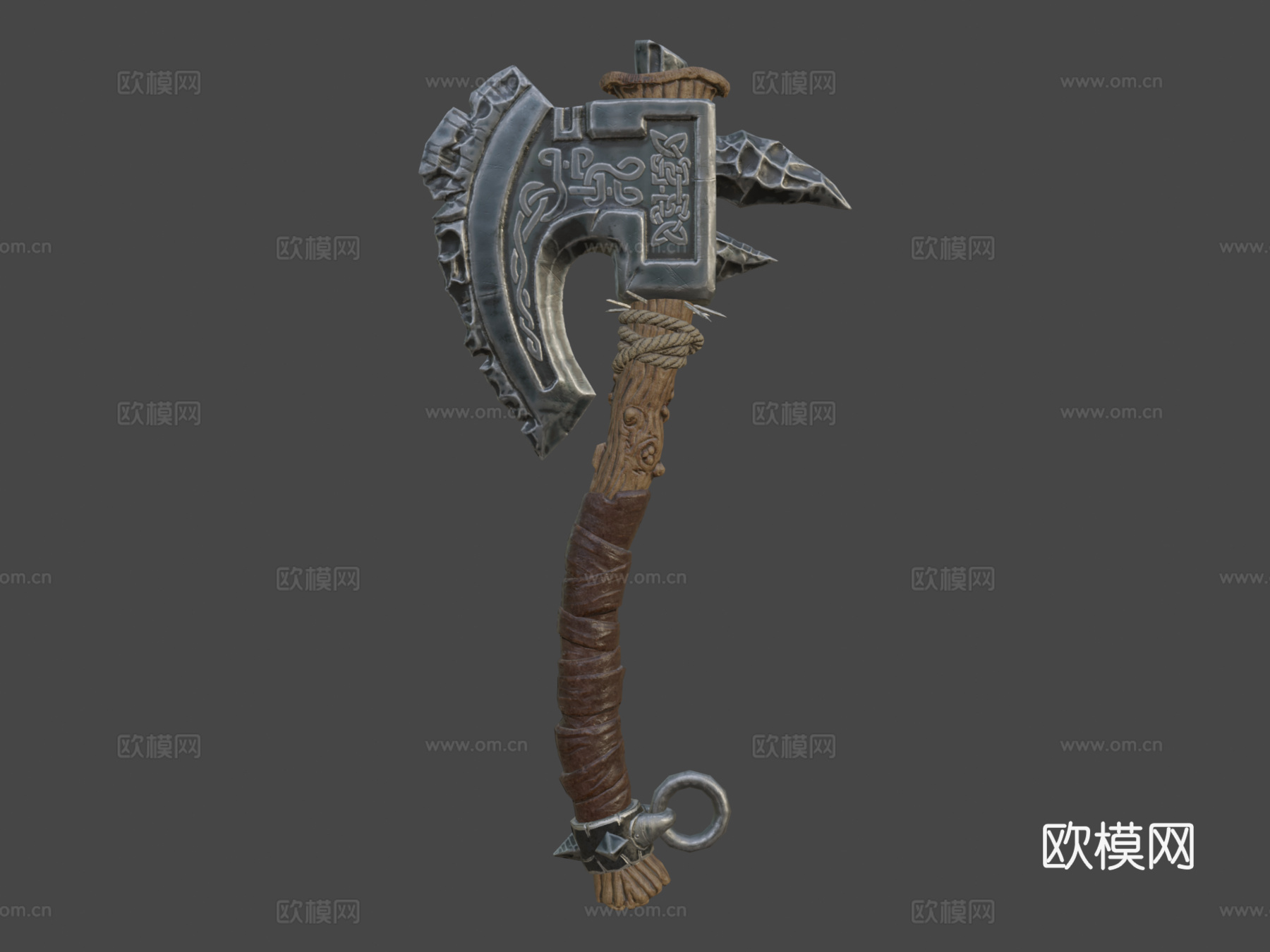 维京斧3d模型下载（渲染图5）
