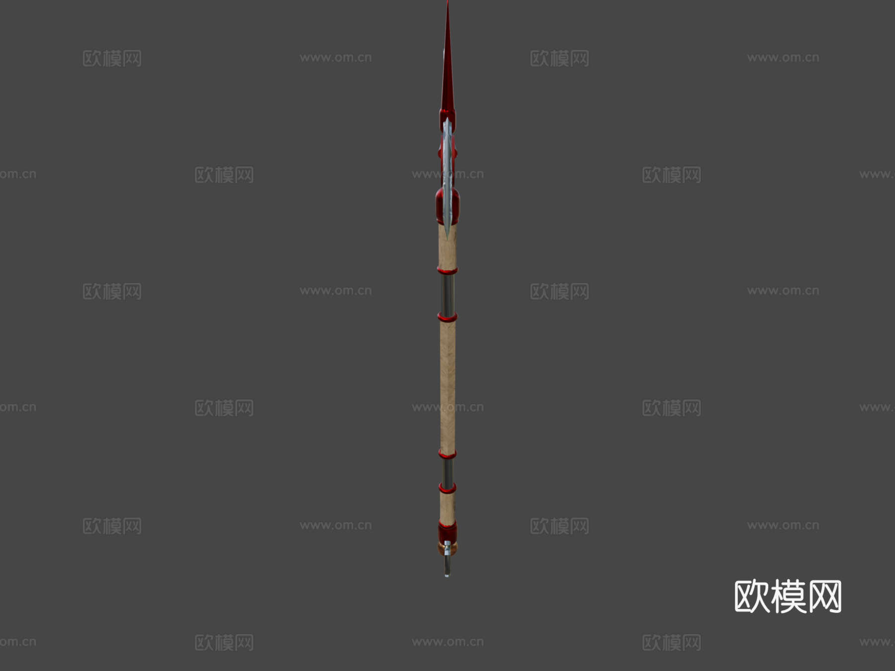 斧头3d模型下载（渲染图8）