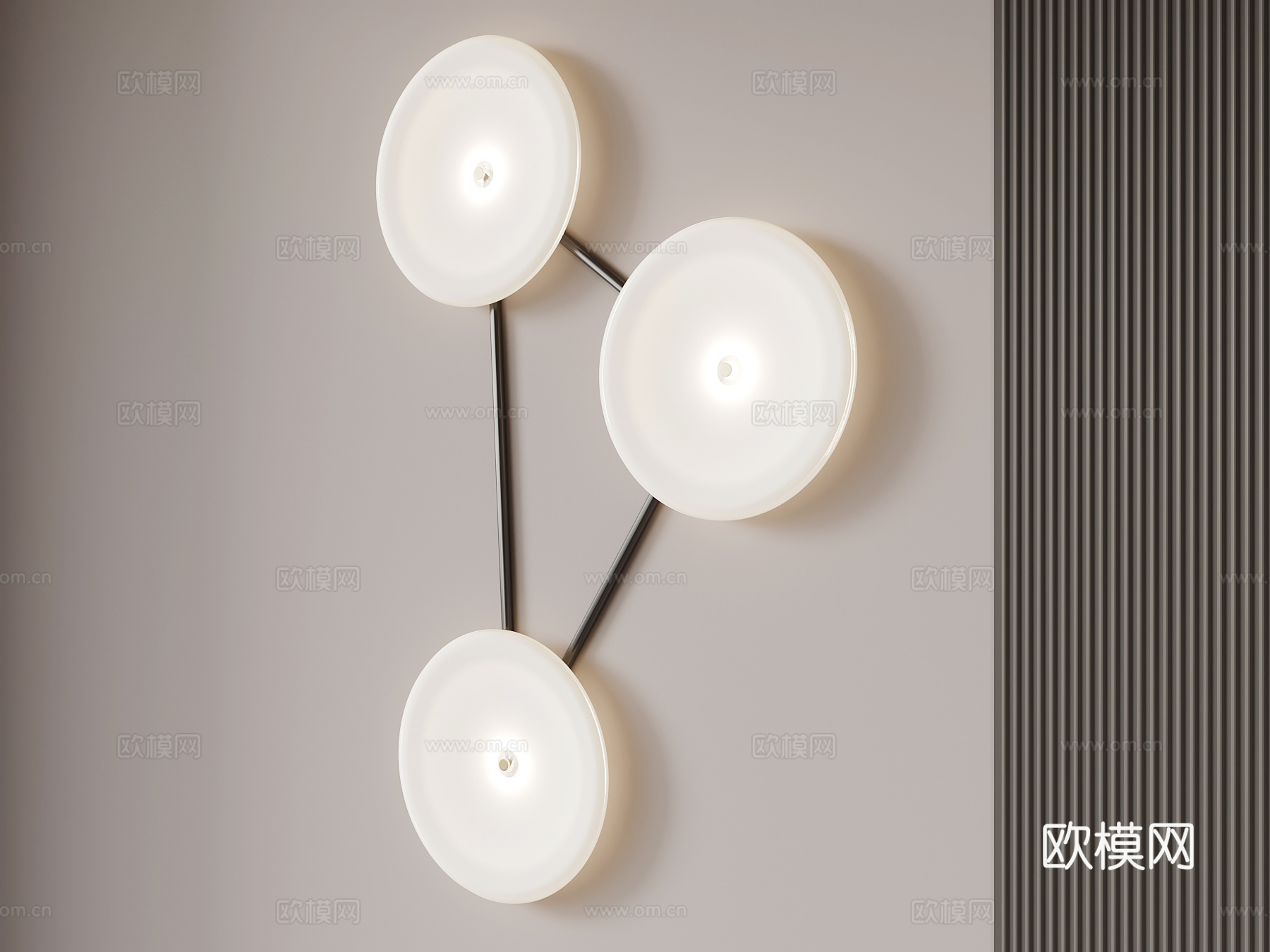 现代壁灯 装饰灯su模型
