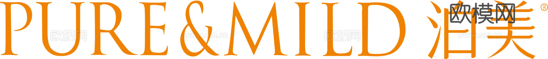 泊美，清洁护肤logo