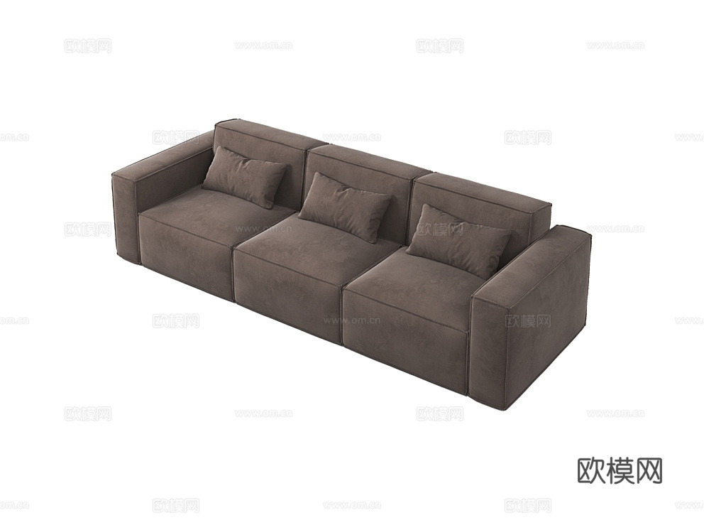 MEBELFORM 三人沙发 沙发床3d模型下载（渲染图1）
