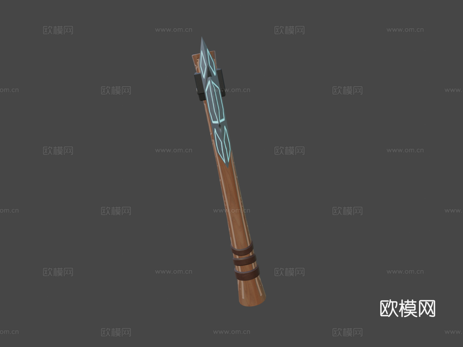 符文斧3d模型下载（渲染图5）
