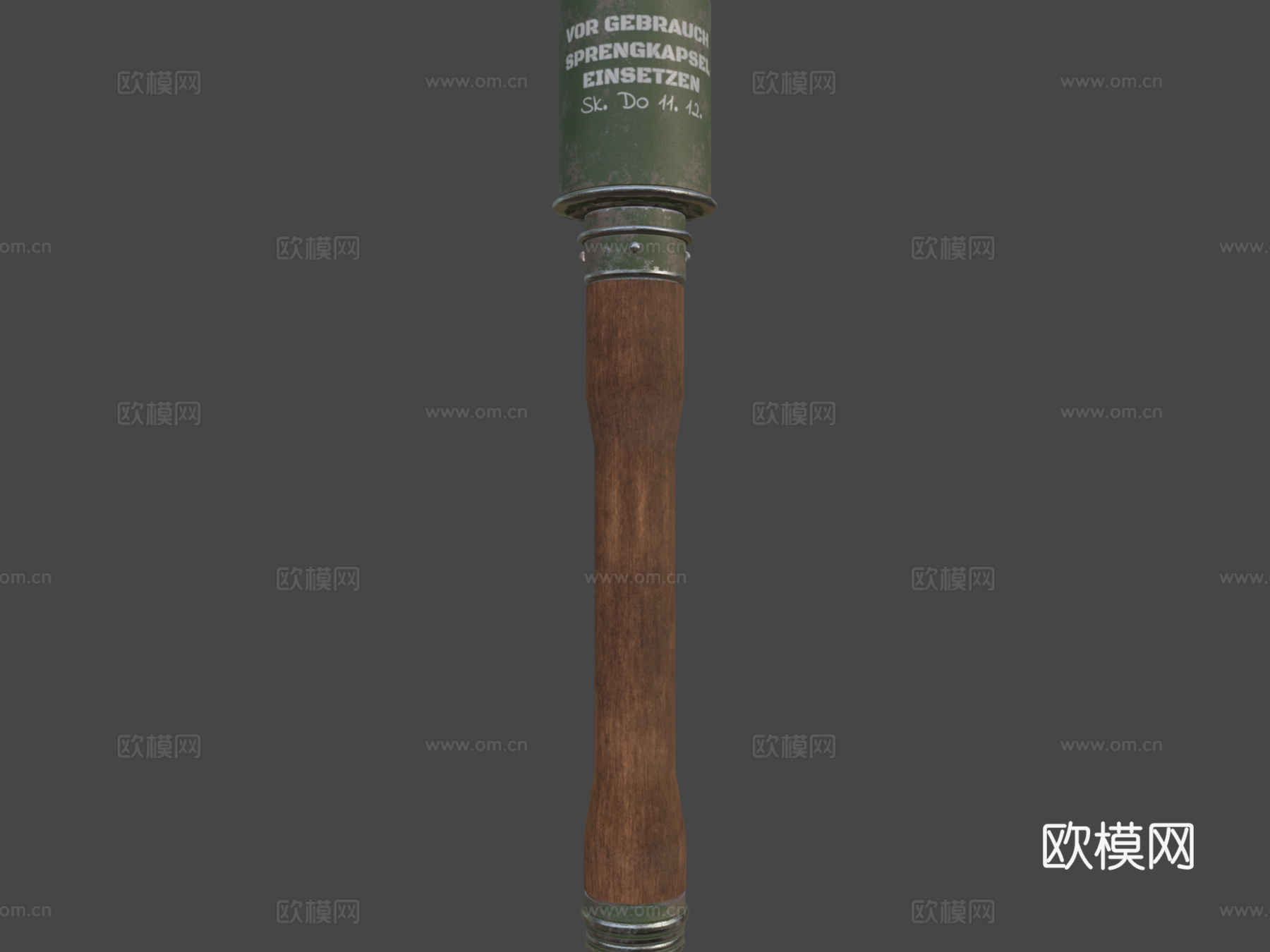 M24木柄手榴弹hankinsonross4413d模型下载（渲染图5）