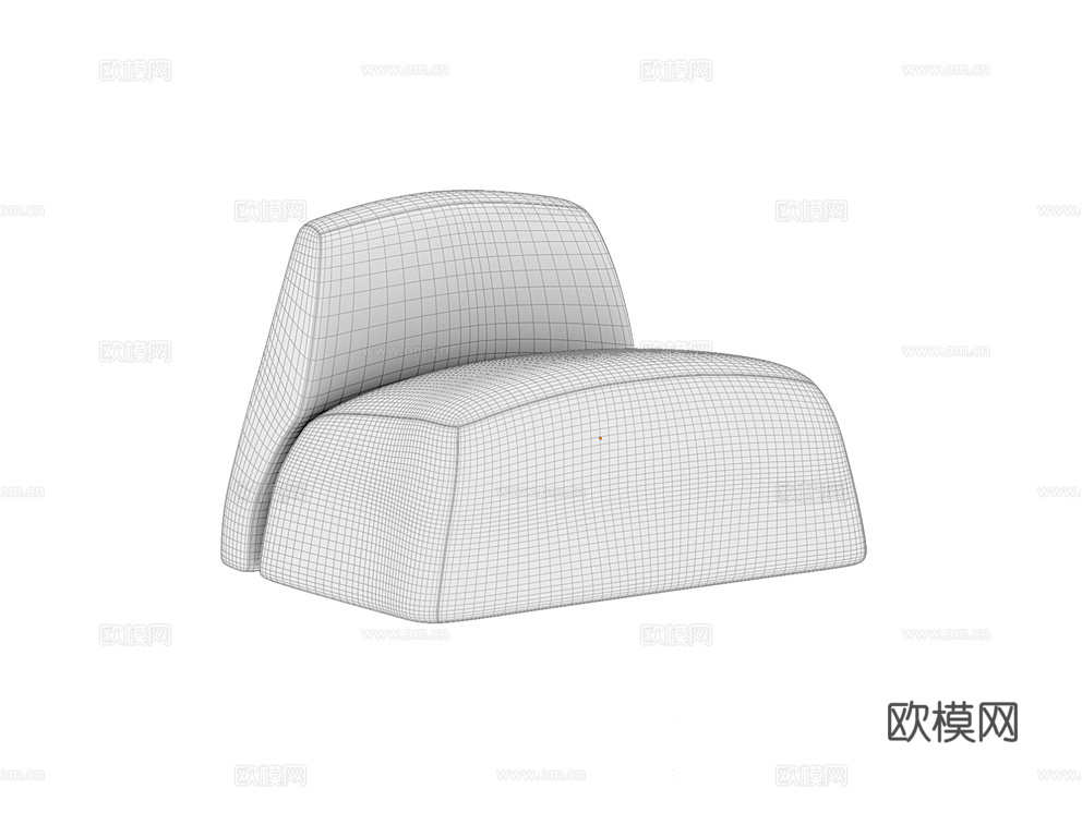 Siori 沙发单人位3d模型下载（渲染图3）