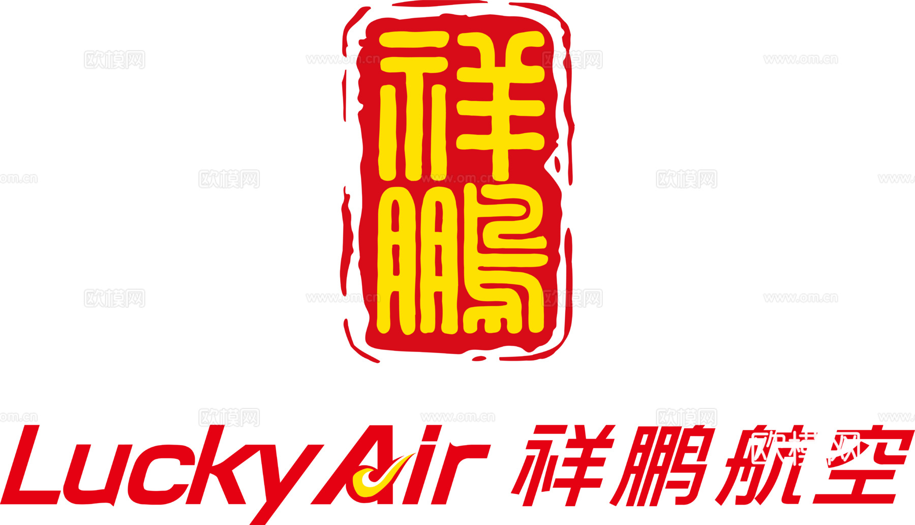 祥鹏航空，航空航天logo