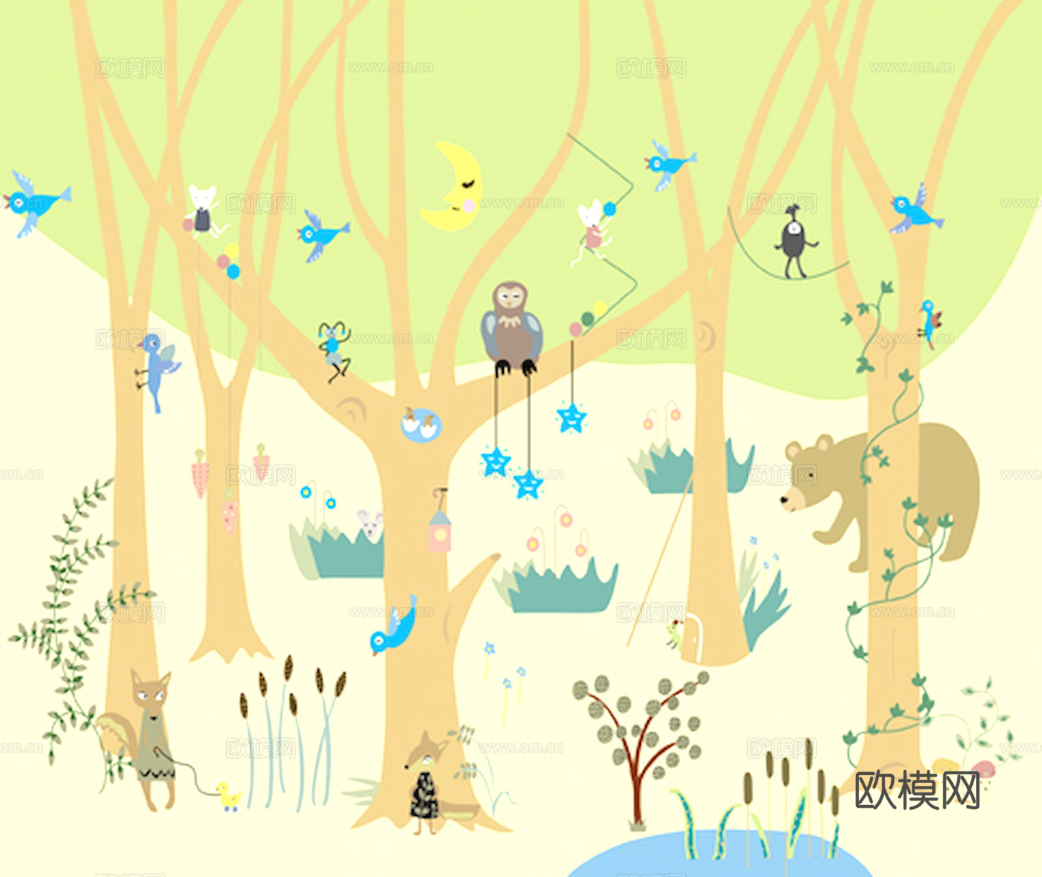 中式新中式挂画壁画水墨字画山水花鸟背景墙壁纸装饰画抽象画油画下载