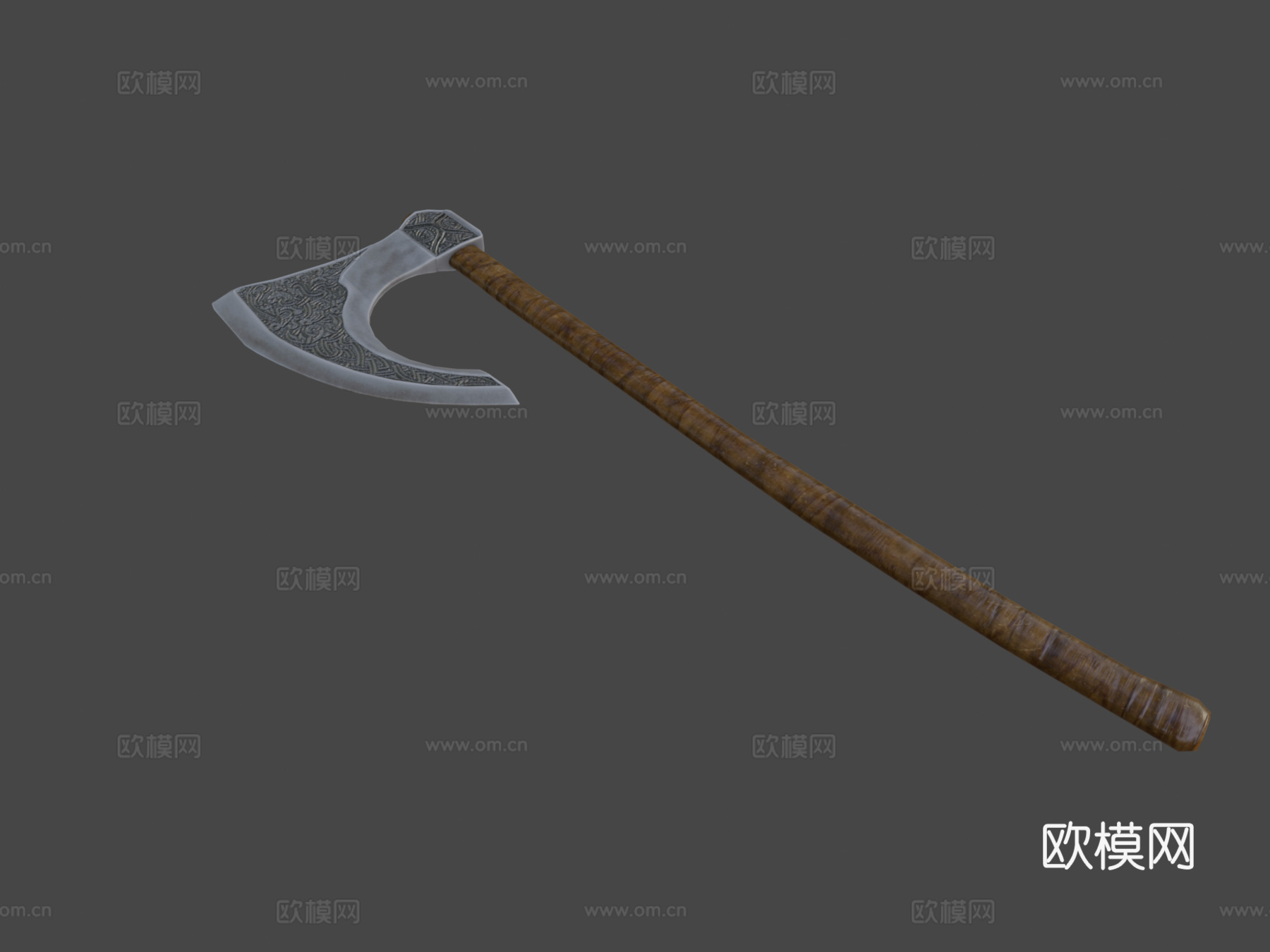 北欧斧3d模型下载（渲染图6）
