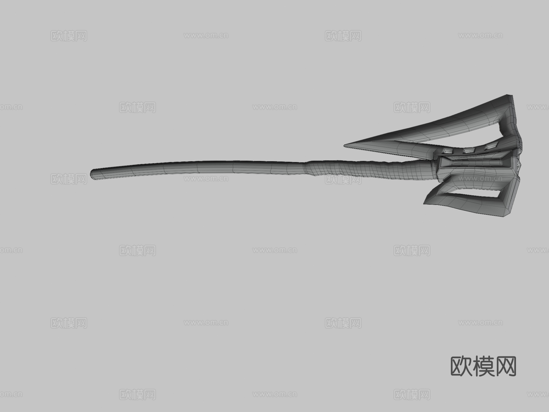 死亡猎手巨斧第三阶3d模型下载（渲染图3）