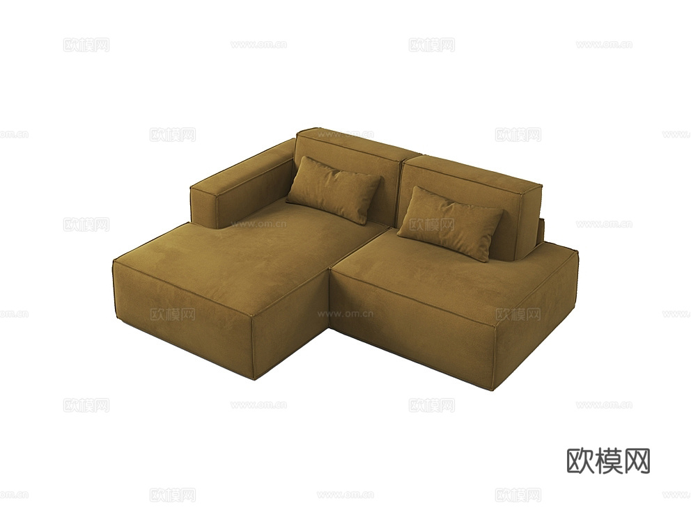 MEBELFORM 二人沙发 沙发床3d模型下载（渲染图4）