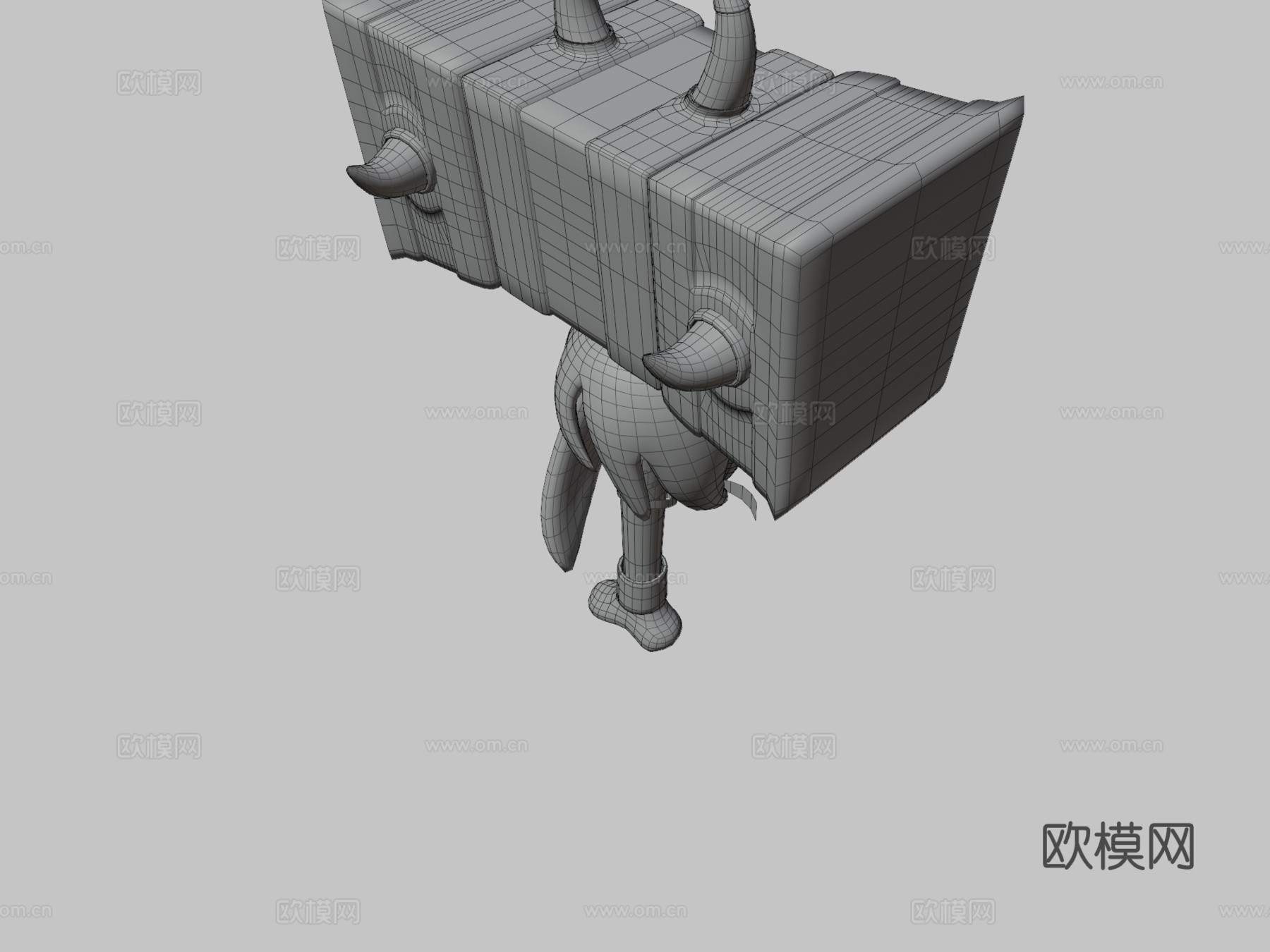 锤子3d模型下载（渲染图3）