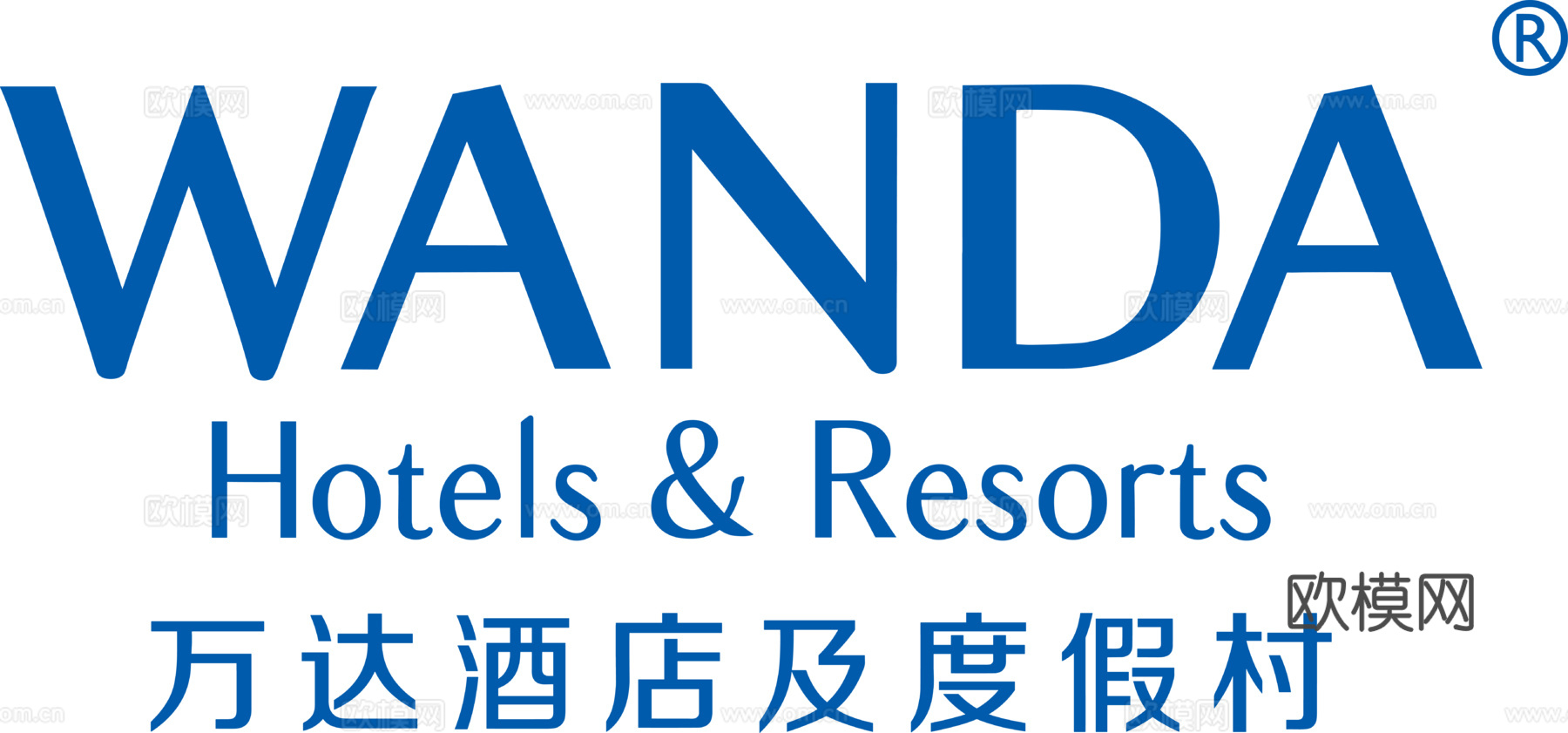 万达酒店，酒店旅馆logo