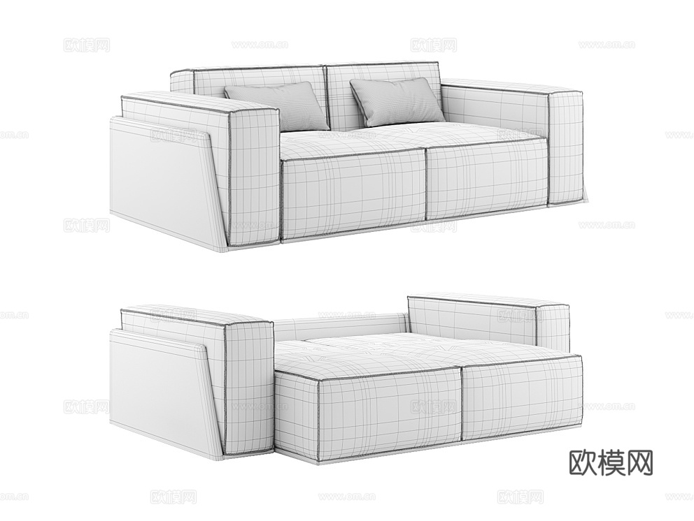 MEBELFORM 双人沙发3d模型下载（渲染图6）