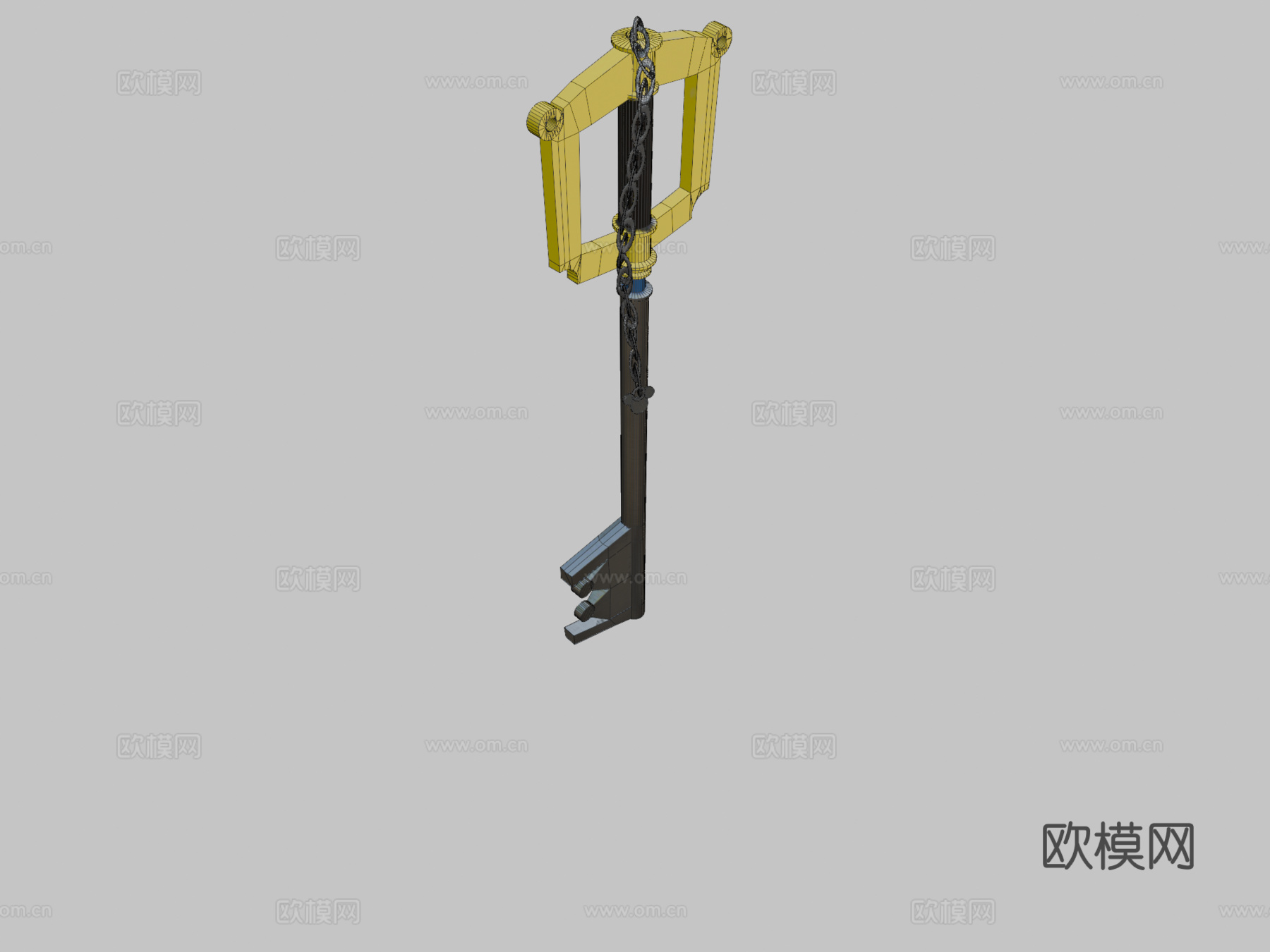 钥匙刃3d模型下载（渲染图2）