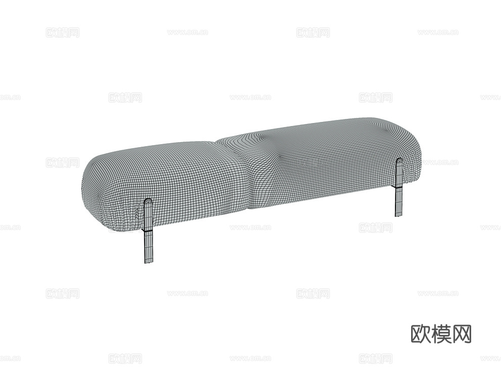 Fratelli 床尾凳3d模型下载（渲染图4）