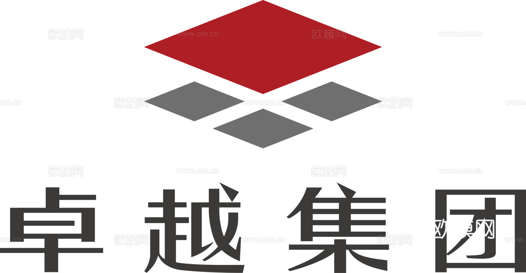 卓越集团，房地产商logo