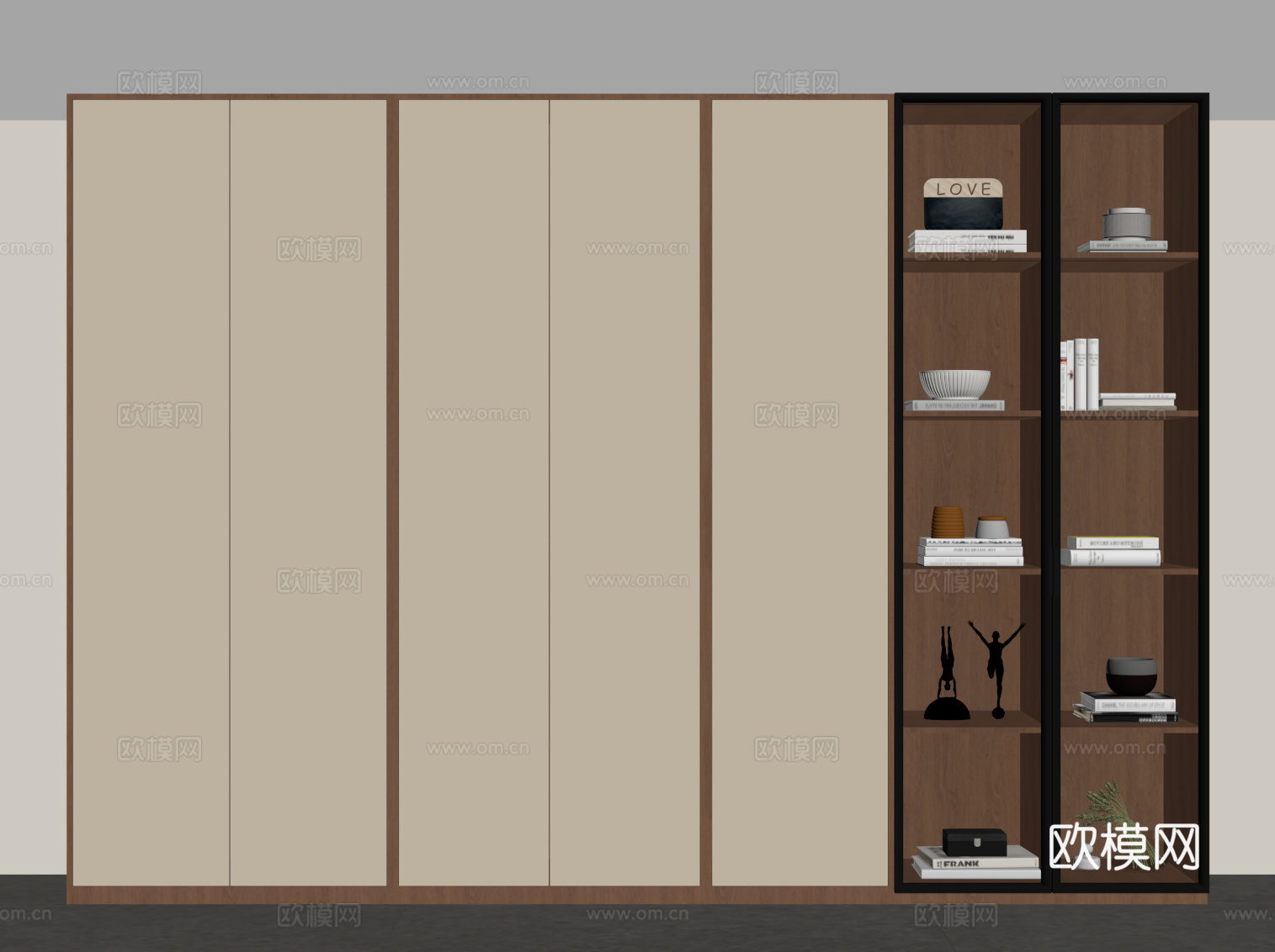 中古衣柜su模型