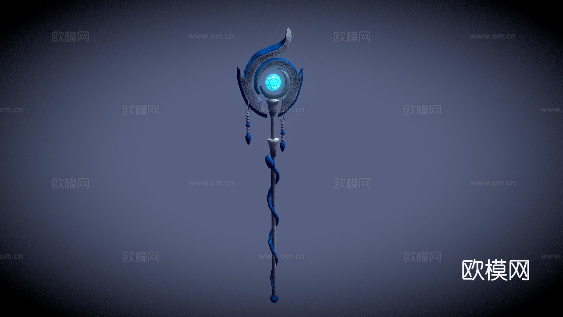 魔法师之杖3d模型下载（渲染图1）