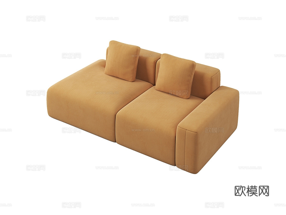 MEBELFORM 双人沙发3d模型下载（渲染图4）