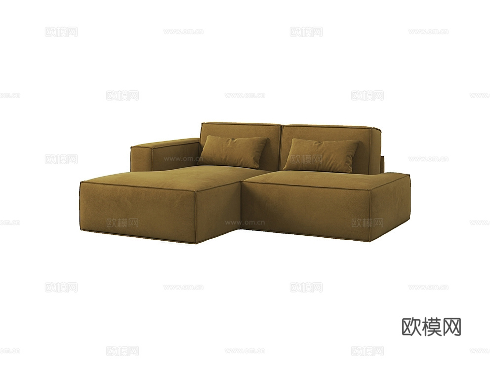 MEBELFORM 二人沙发 沙发床3d模型下载（渲染图1）