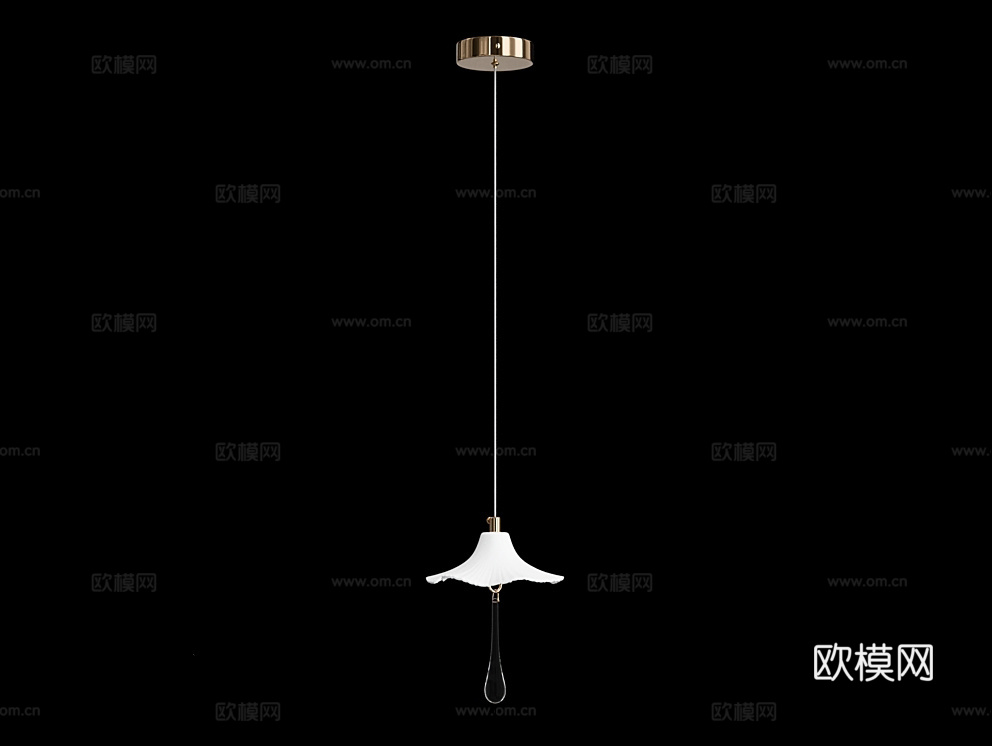 Cloyd 小吊灯3d模型下载（渲染图1）
