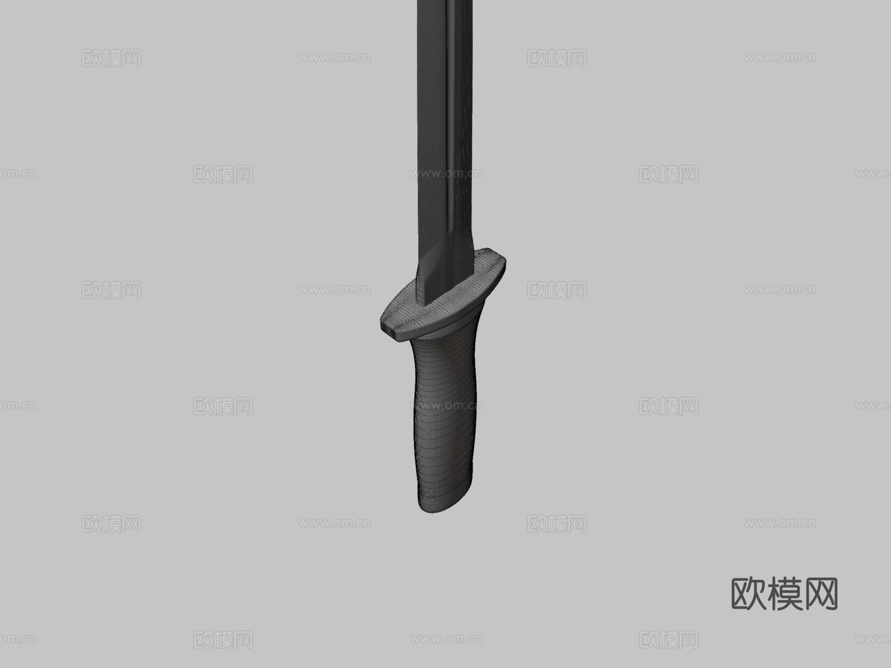 年苏联军刀Армейский нож обр 1944г3d模型下载（渲染图3）