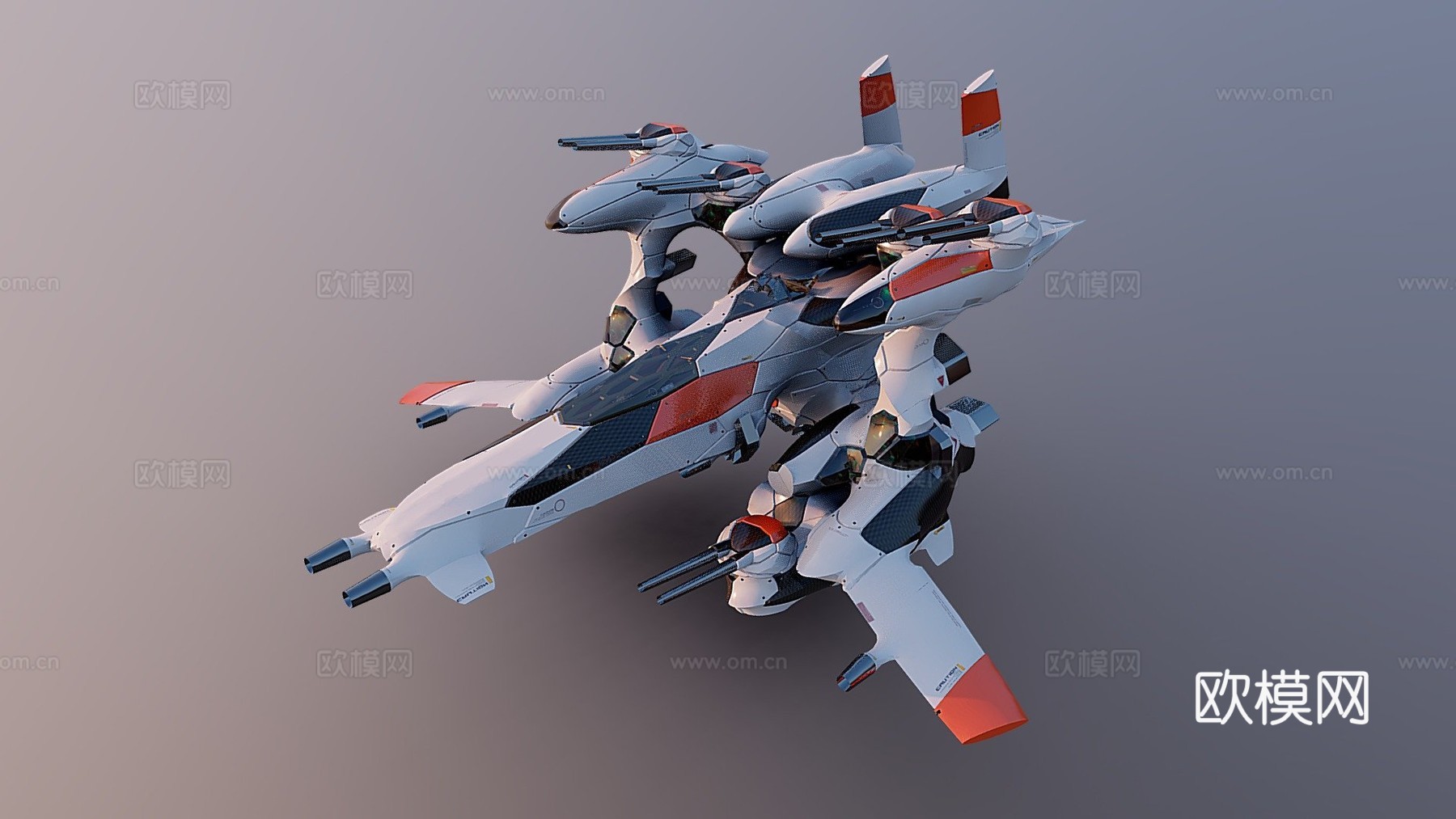 程序化硬表面建模测试9.753d模型下载（渲染图1）