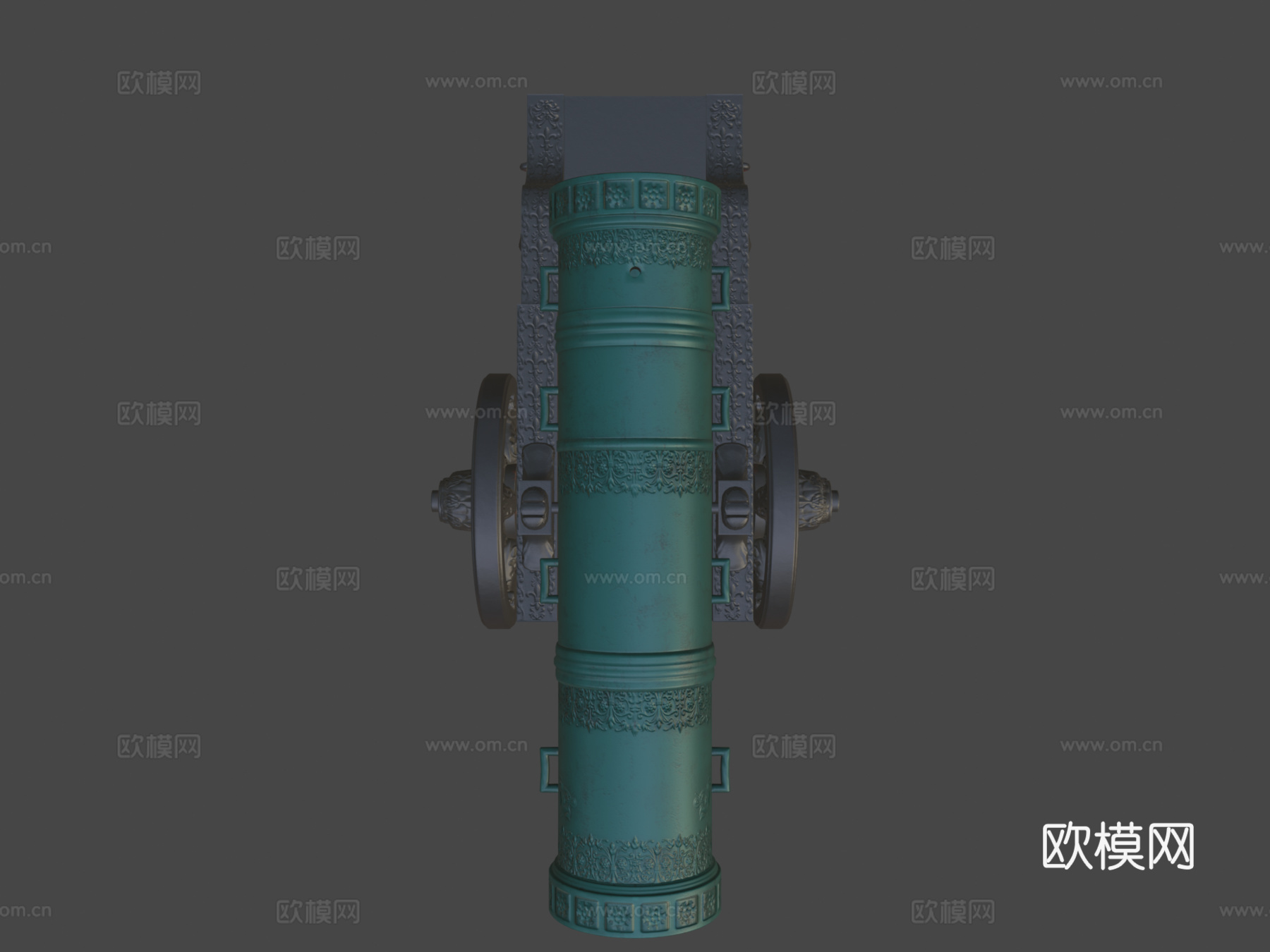 沙皇炮3d模型下载（渲染图7）