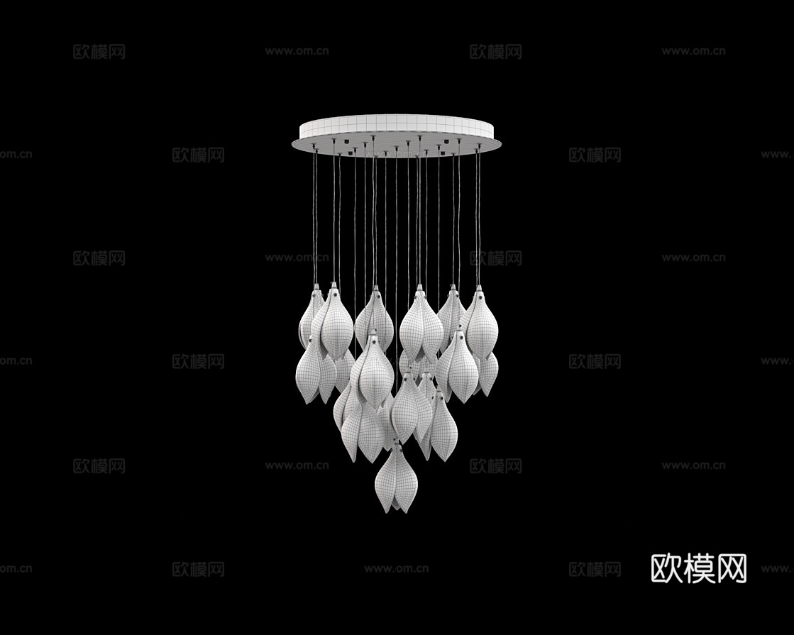 Cloyd  装饰吸顶灯3d模型下载（渲染图4）
