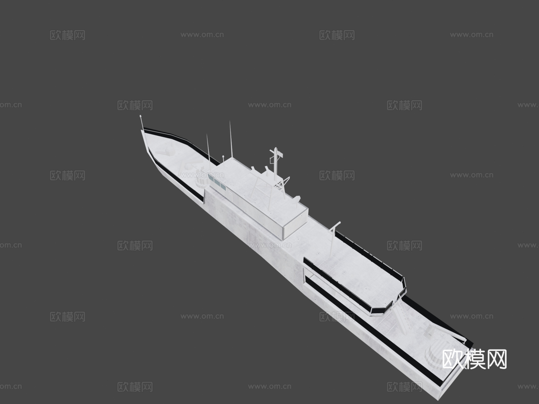 KERAPU船3d模型下载（渲染图7）