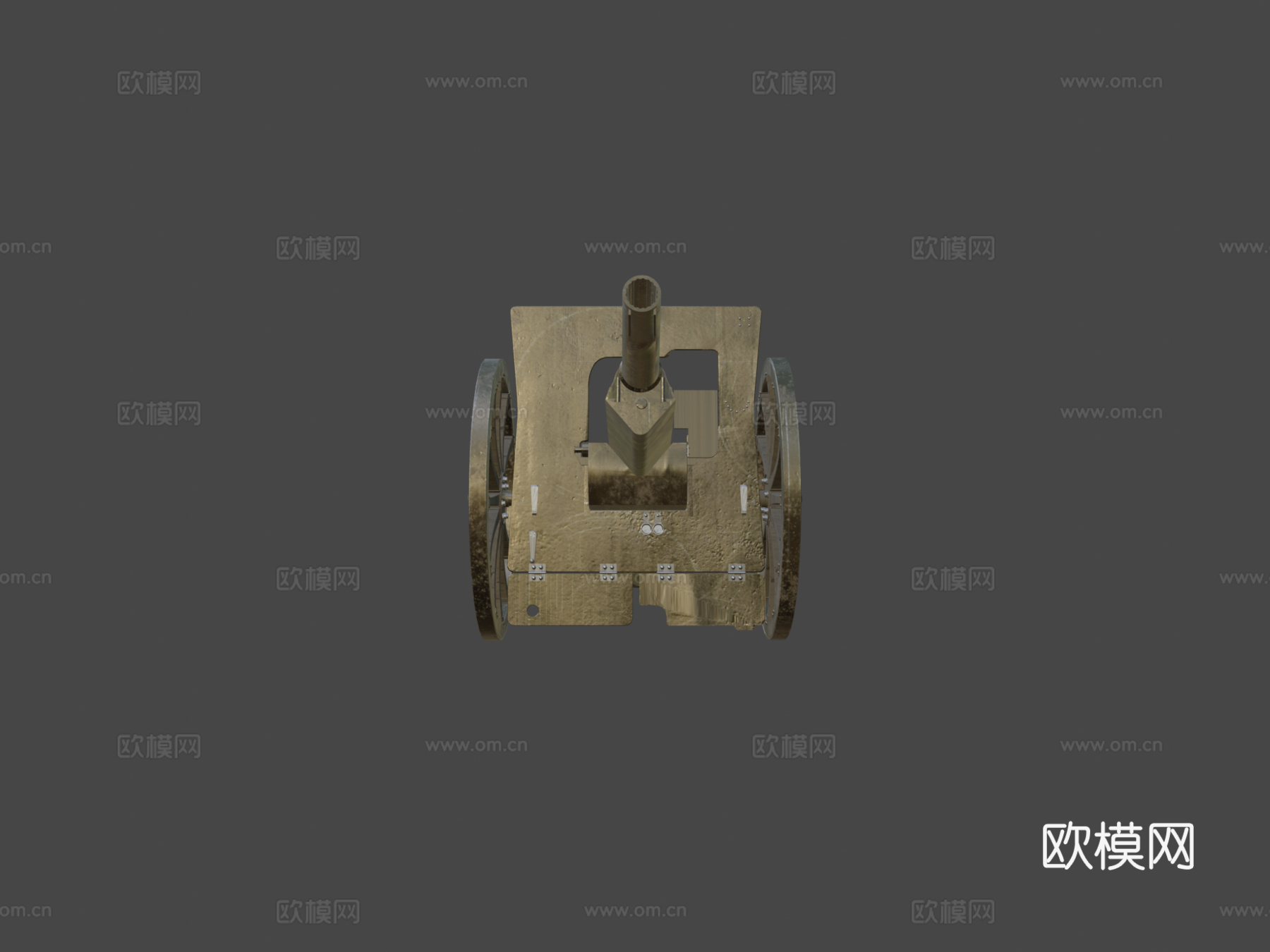 普托1897型75毫米3d模型下载（渲染图8）