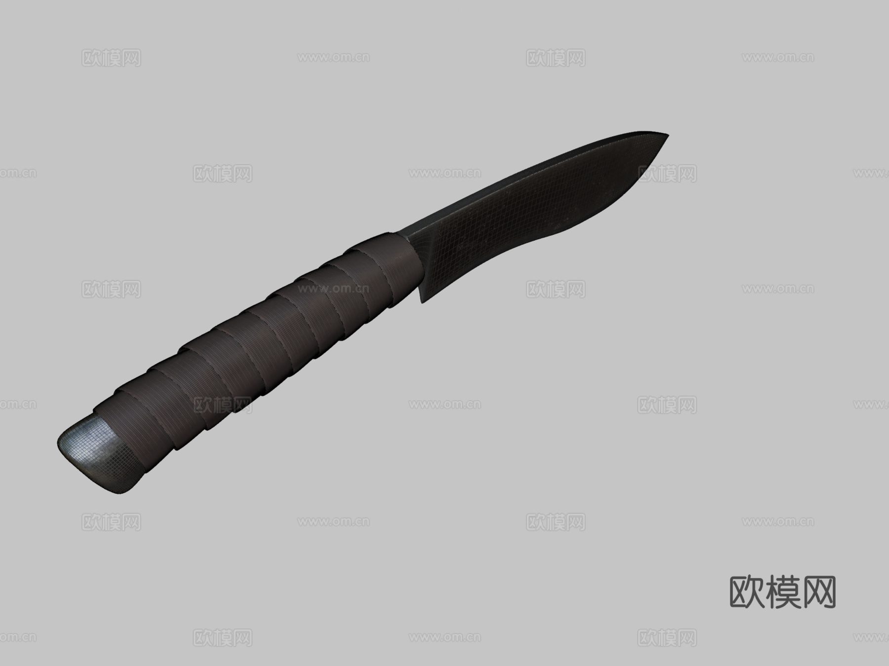 猎刀3d模型下载（渲染图2）