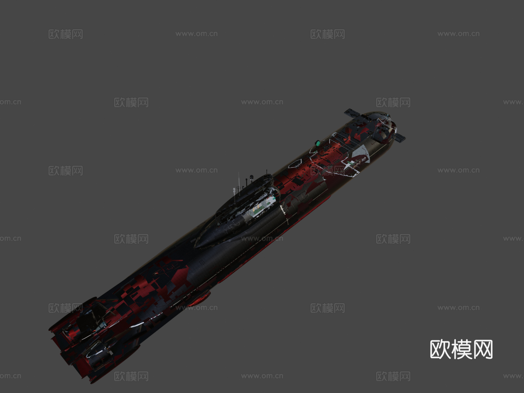 项目鲨鱼3d模型下载（渲染图1）