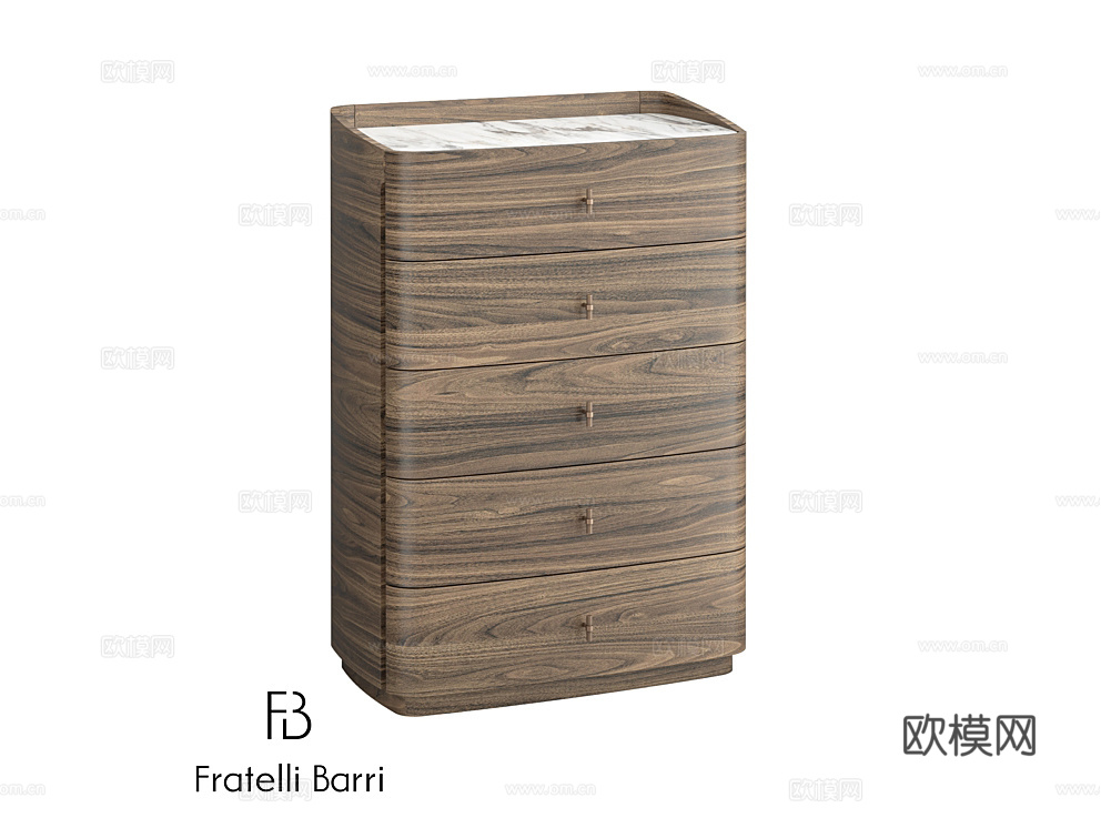 Fratelli Barri 斗柜3d模型下载（渲染图1）