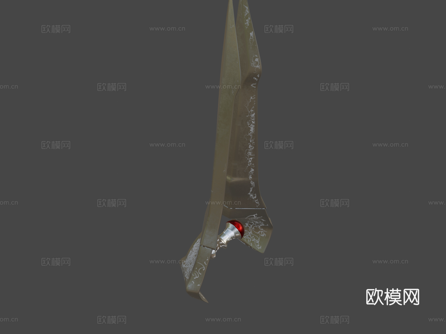 复仇女神之剑3d模型下载（渲染图7）