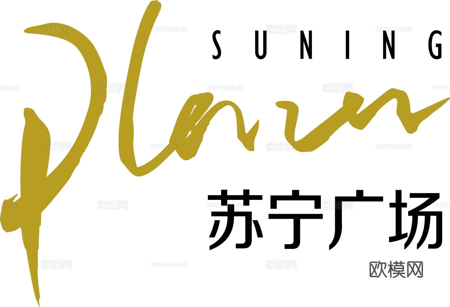 苏宁广场，购物中心logo，商标logo