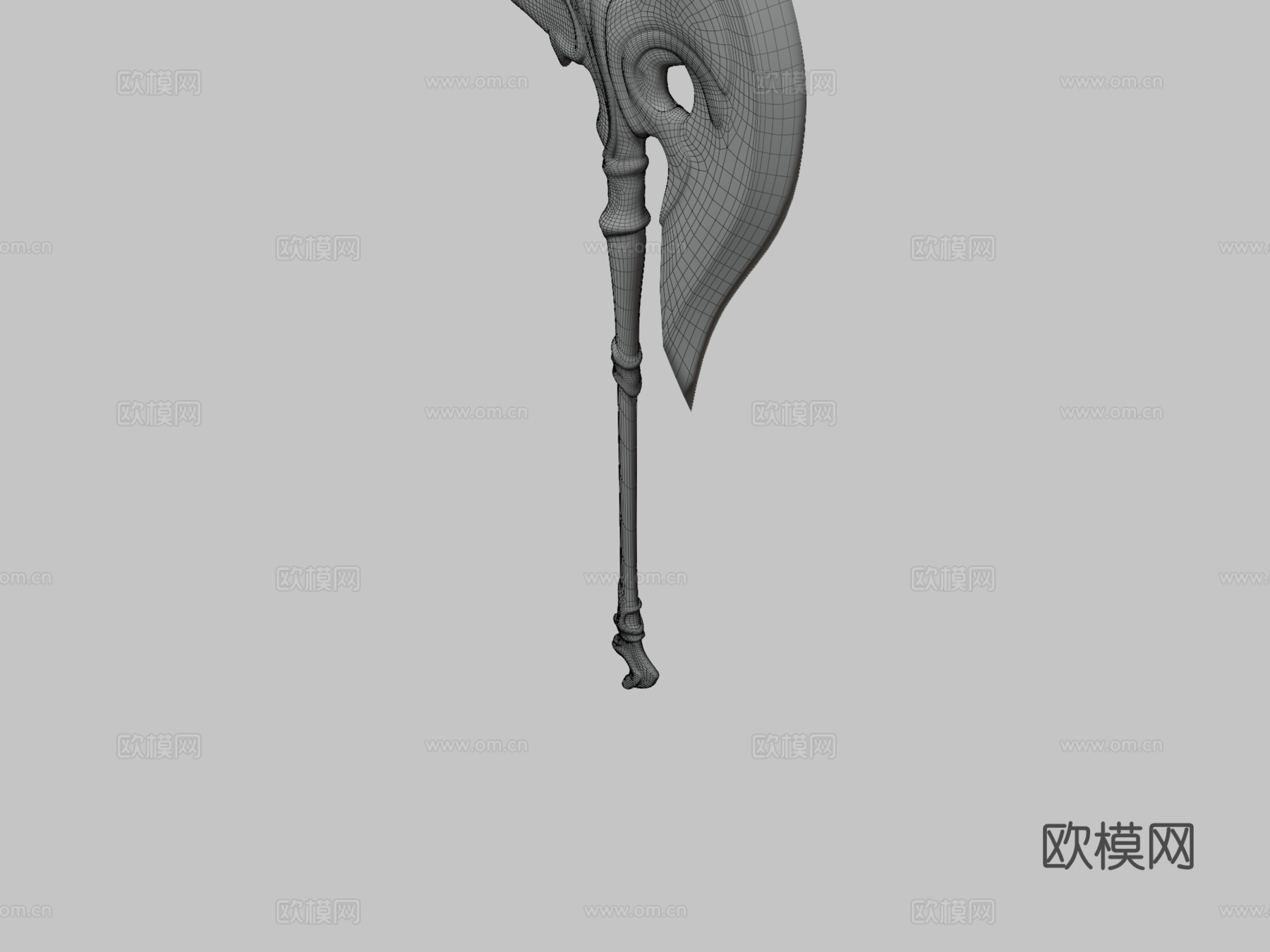 战斧3d模型下载（渲染图3）