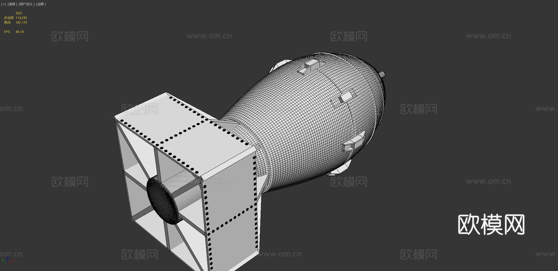 核弹胖子3d模型下载（渲染图4）