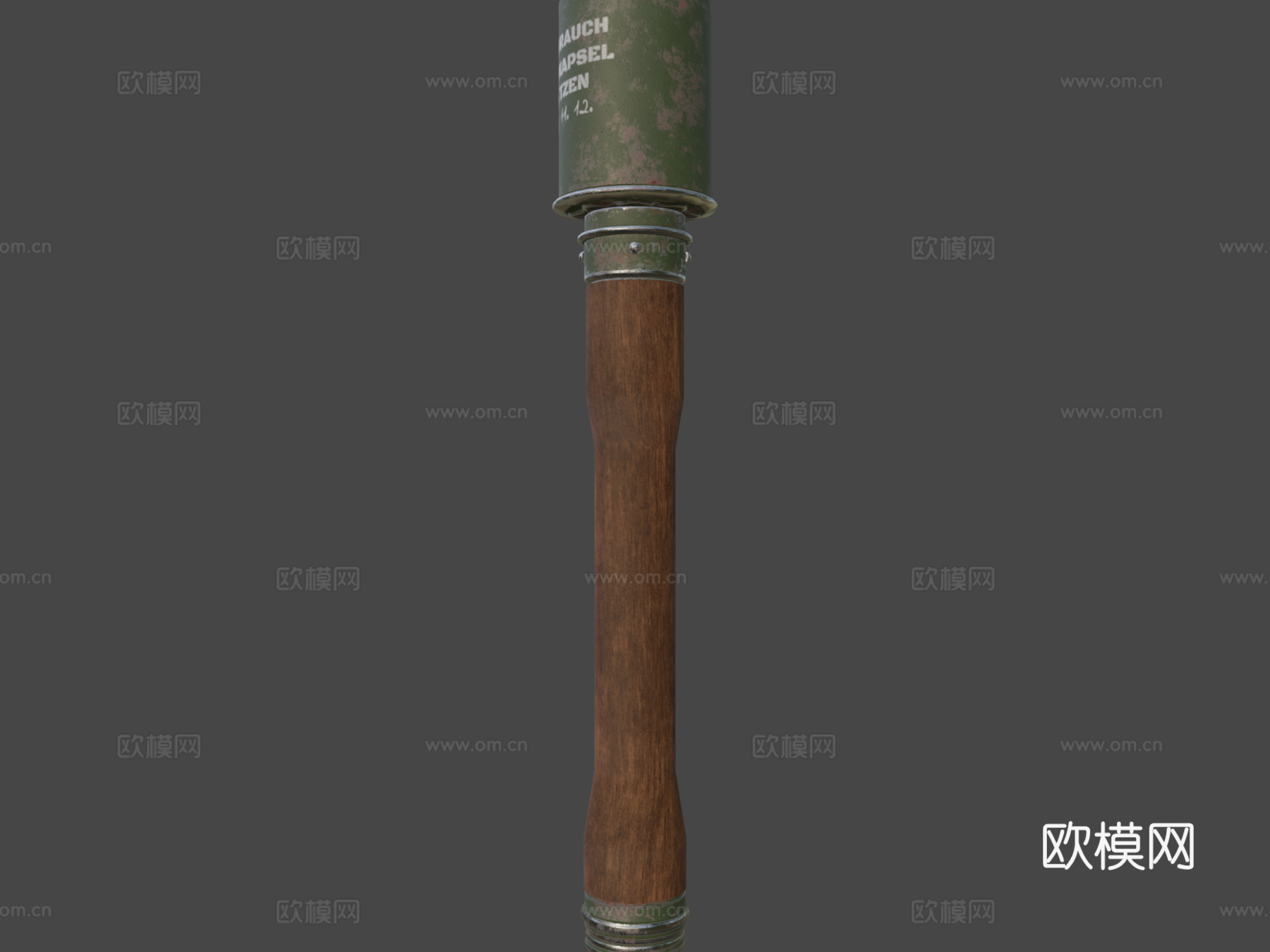 M24木柄手榴弹3d模型下载（渲染图6）