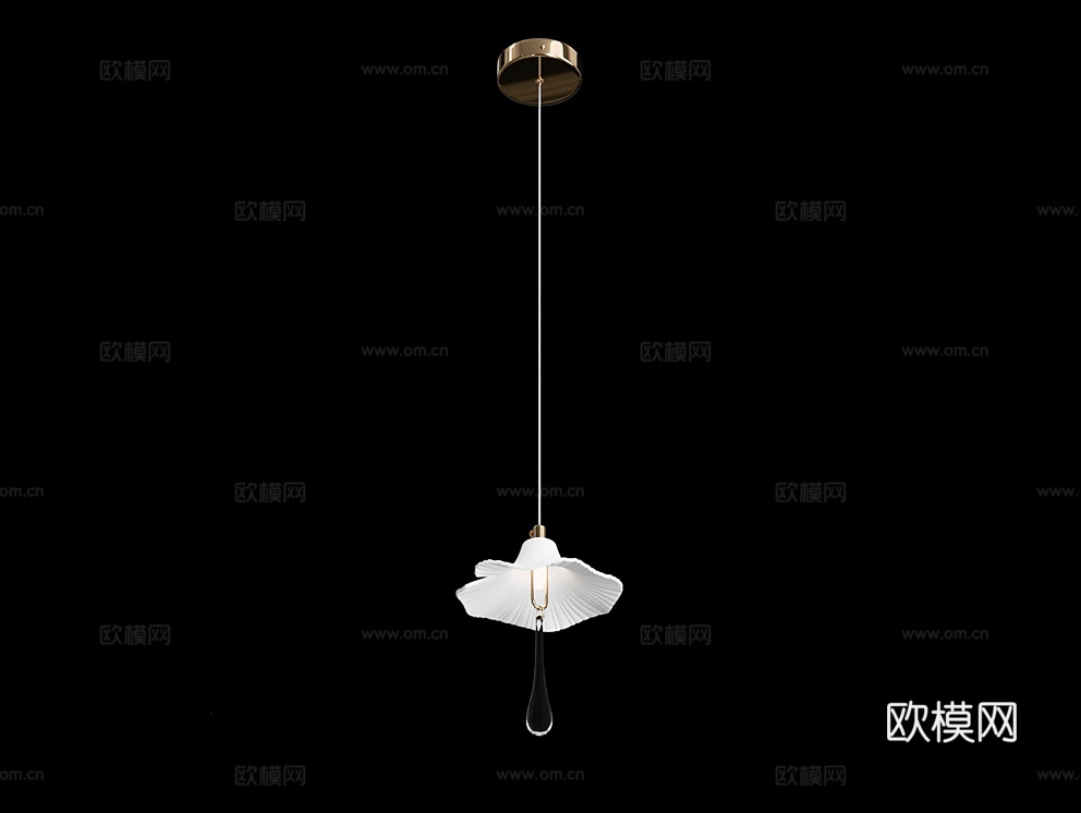 Cloyd 小吊灯3d模型下载（渲染图2）