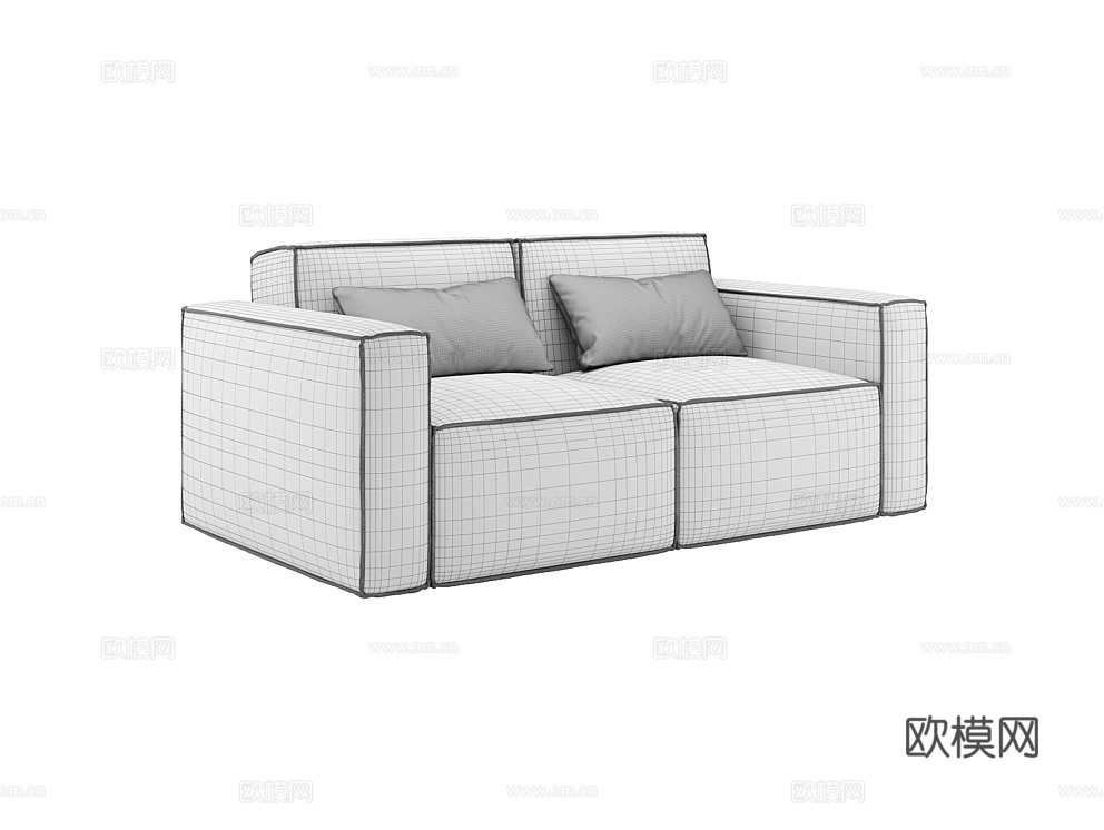 MEBELFORM 二人沙发3d模型下载（渲染图4）