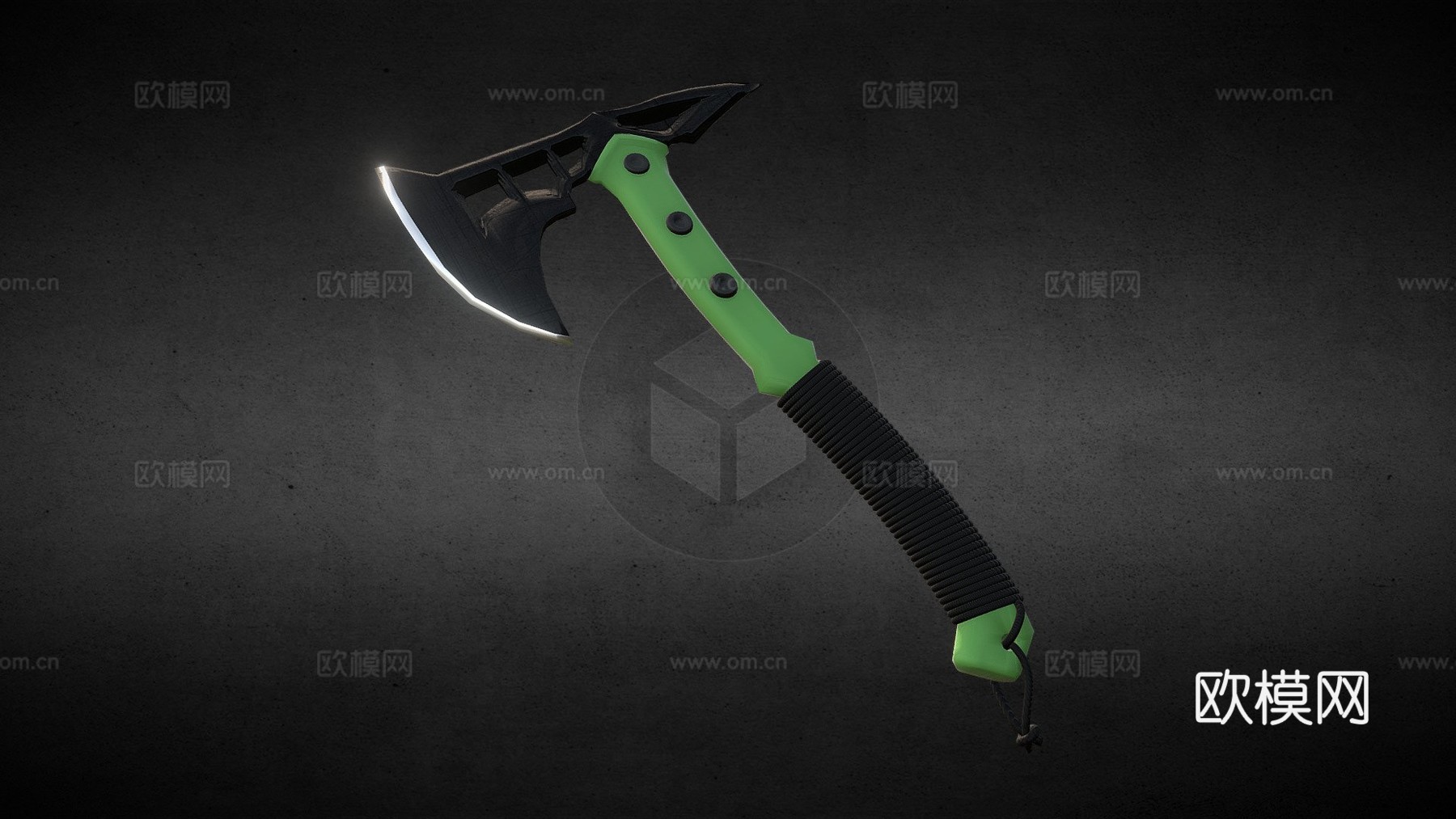 战斧3d模型下载（渲染图1）