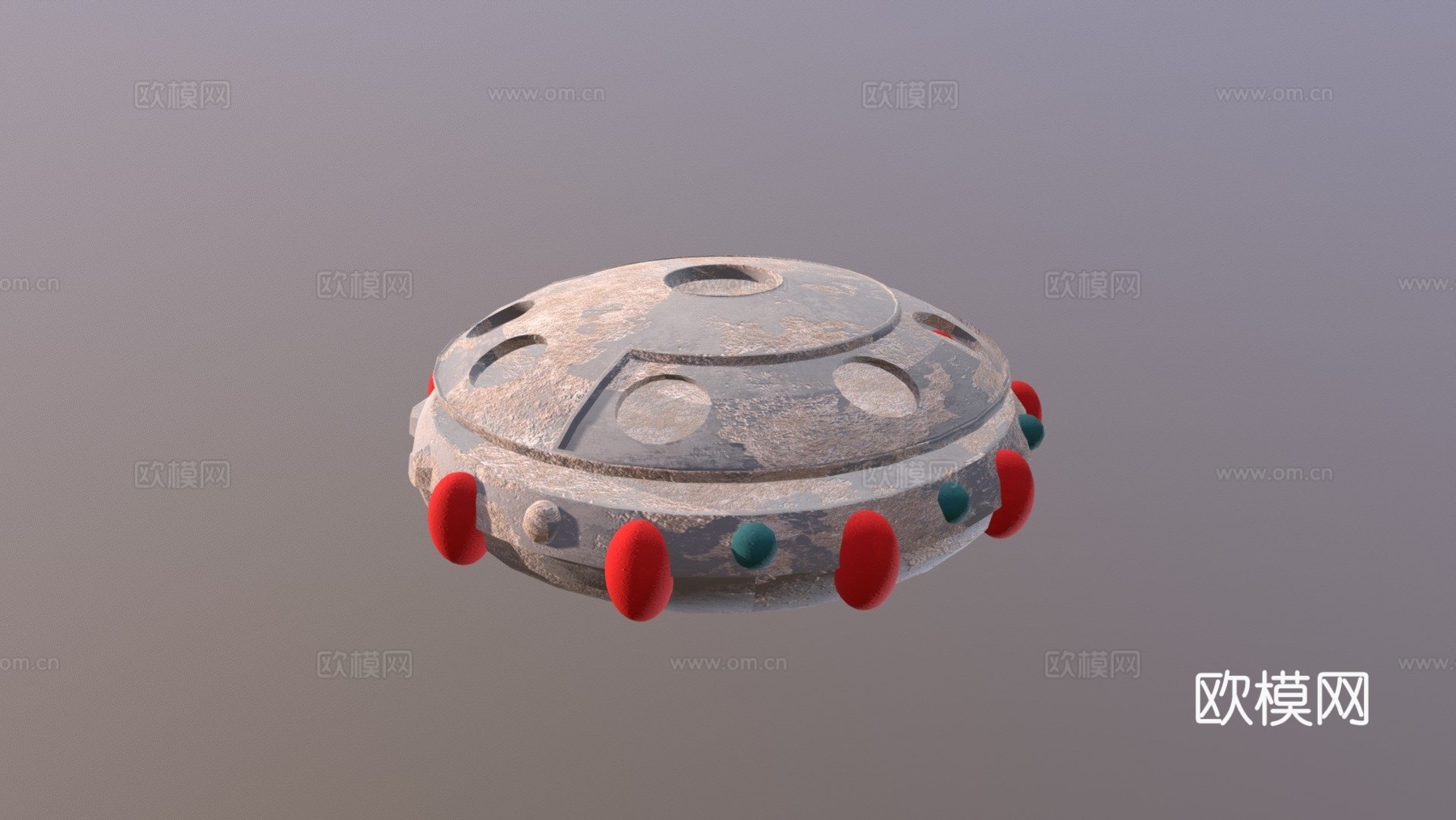 太空船3d模型下载（渲染图1）